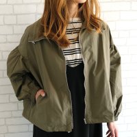 aquagarage/アクアガレージ aquagarage ショート丈ギャザーブルゾン レディース 春 秋 冬/508188011