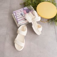 FABBY FABBY./ファビーファビー FABBY FABBY. フィットダブルベルト厚底サンダル/508188022