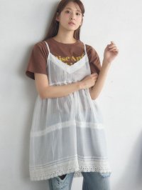 RETRO GIRL/レトロガール RETRO GIRL レースレイヤードOP/508188029
