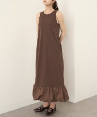MAGASIN DE MODE Chou Chou/マガジンデモードシュシュ MAGASIN DE MODE Chou Chou CVC天竺×T/Nタフタ ドッキング裾バルーンワンピース XNN/508188038
