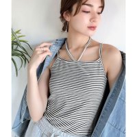 Classical Elf/クラシカルエルフ Classical Elf 【mily bilet】オールシーズンの必需品！カップ付きホルターネック風ストラップキャミソール/508188190