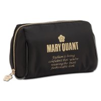 MARY QUANT/マリークワント MARY QUANT ゴールドロゴプリント オーバルポーチ/508188317