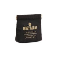 MARY QUANT/マリークワント MARY QUANT ゴールドロゴプリント バネクチポーチ/508188320
