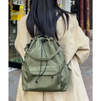 florge/フロージュ florge 【超軽量・2WAY】ドローコードナイロンリュック ナップザック/ショルダーバッグ/508188471