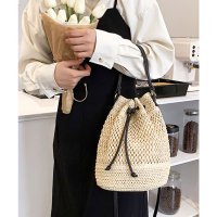 florge/フロージュ florge 2WAY カゴ編みレザーライクワンハンドルバッグ/ショルダーバッグ/508188476