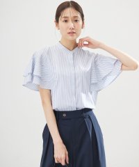 KUMIKYOKU（LARGE SIZE）/コットンレーヨンシャーティング ブラウス/508188523