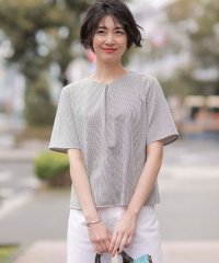J.PRESS LADIES/【洗える・抗菌防臭・吸水速乾】サッカージャージー ペプラム カットソー/508188529