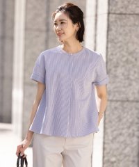 J.PRESS LADIES/【洗える・抗菌防臭・吸水速乾】サッカージャージー フレンチスリーブ カットソー/508188530