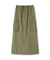 MACPHEE/コットンレーヨンモールスキン カーゴマキシスカート/508188654