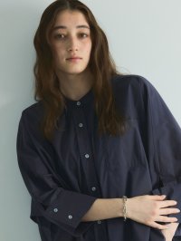 VICKY/ビッキー VICKY ノーカラーダブルカフスブラウス≪洗濯機で洗える≫/508188802