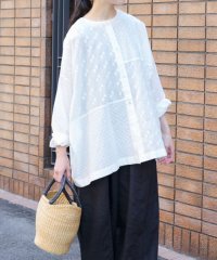 KAGURE/『2WAY仕様』 ジャガードパッチワークブラウス/508188881