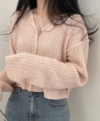 Girly Doll/ガーリードール Girly Doll リブカーディガン【韓国ファッション】【春夏新商品】/508189296