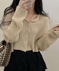 Girly Doll/ガーリードール Girly Doll リブカーディガン【韓国ファッション】【春夏新商品】/508189296
