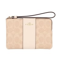 COACH/コーチ COACH ポーチ CW854 コーナー ジップ リストレット シグネチャー ストライプ レディース/508189324