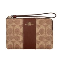 COACH/コーチ COACH ポーチ CW854 コーナー ジップ リストレット シグネチャー ストライプ レディース/508189324