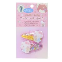 cinemacollection/シネマコレクション cinemacollection ハローキティ ヘアアクセ ファンシーぱっちん5 2個セット サンリオ ユニック 前髪クリップ キャラクター/508189882