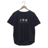 BRODIAEA/ブローディア BRODIAEA 刺繍デザイン半袖Tシャツ/507004579