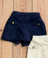 apres les cours/プリーツスカート風キュロット  ショート丈_接触冷感  ショート丈/507892619