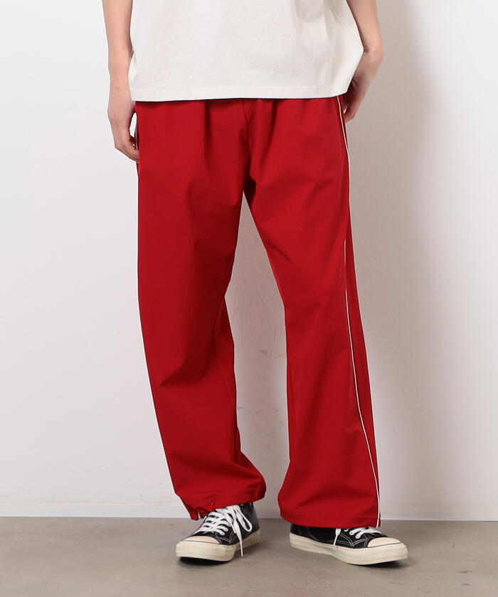 Starting Over パンツ side line switching nylon track pants