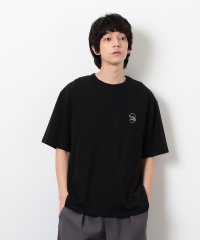 Purple & Yellow/サークルロゴミニ刺繍半袖Ｔシャツ/508115490