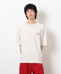 Purple & Yellow/サークルロゴミニ刺繍半袖Ｔシャツ/508115490