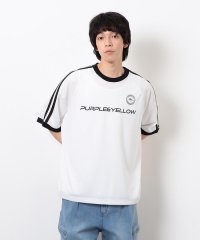 Purple & Yellow/メッシュラグランゲームＴシャツ/508115493