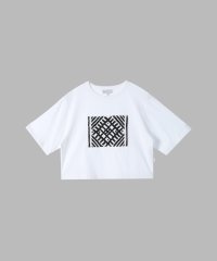 agnes b. FEMME/コットン 半袖 ボックス Tシャツ "B. STYLE"/508140216