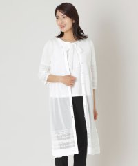 TO BE CHIC/透かし編み ロングカーディガン/508162608