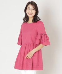 TO BE CHIC/ウェーブローン スリーブフリルチュニック/508162614