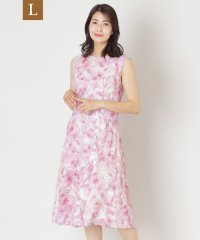 TO BE CHIC(L SIZE)/【L】ローズプリントジャカード ワンピース/508162634