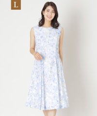 TO BE CHIC(L SIZE)/【L】ローズプリントジャカード ワンピース/508162634