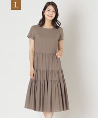 TO BE CHIC(L SIZE)/【L】ウェーブローン ランダムティアードワンピース/508162635