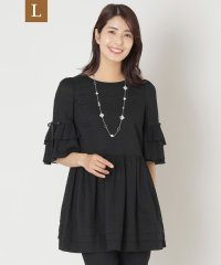 TO BE CHIC(L SIZE)/【L】ウェーブローン スリーブフリルチュニック/508162640