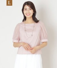 TO BE CHIC(L SIZE)/【L】ドットパールスリーブ カットソー/508162652