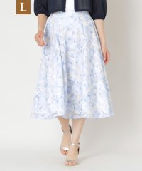 TO BE CHIC(L SIZE)/【L】ローズプリントジャカードフレアスカート/508162662