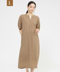 エヴェックス バイ クリツィア　Lサイズ/【L】【カタログ掲載品】【接触冷感】【UV対策】【ウォッシャブル】リネンライクタンブラーワンピース/508166777