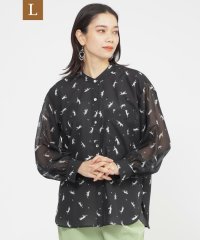 エヴェックス バイ クリツィア　Lサイズ/【L】【1枚できまる】【カタログ掲載品】【ウォッシャブル】クラフトパンサーシアーコンビブラウス/508166782