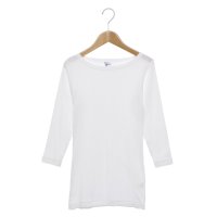 Robert P.Miller/ロバート・ピー・ミラー Robert P. Miller Robert P. Miller Panel－rib Boatneck L/S Tee －BORDER/508170853