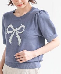 rps/パールビジューリボンモチーフニットプルオーバー/508173296