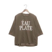 BRODIAEA/ブローディア BRODIAEA アルビニスタ Aラインロゴプリント5分袖Tシャツ/508184361