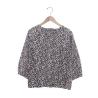 BRODIAEA/ブローディア BRODIAEA ボタニカル柄コットンブラウス7分袖/508184364
