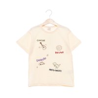petit main/プティマイン petit main 【接触冷感】モチーフロゴ刺繍半袖Tシャツ/508184483