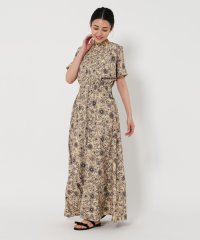 BEAUTY&YOUTH UNITED ARROWS/【WEB限定/日比谷花壇コラボアイテム】フラワープリント スタンドカラーワンピース －ウォッシャブル－/508185303