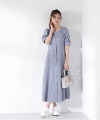 PROPORTION BODY DRESSING/フロント釦スクエアネックワンピース/508186977