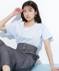 JILL by JILL STUART/オーガニックコットン刺繍＆ホットフィットロゴTシャツ/508186981