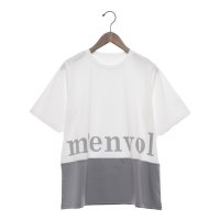 BRODIAEA/ブローディア BRODIAEA バイカラー切り替えビッグロゴ半袖Tシャツ/508187348