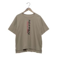 BRODIAEA/ブローディア BRODIAEA PREMIUMスムース ロゴプリント半袖Tシャツ/508187359
