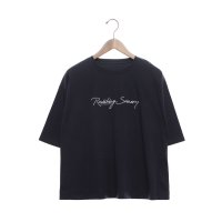 EGLANTINE/エグランティーヌ EGLANTINE バイオスムース ロゴ刺繍5分袖Tシャツ/508187389