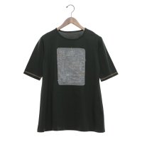 BRODIAEA/ブローディア BRODIAEA シルケットコットン パリの風景×チュールデザイン半袖Tシャツ/508187397