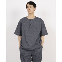 COMME CA MEN/コムサメン COMME CA MEN コムサメン ストライプ柄 高島ちぢみリラクシングウェア/508187495